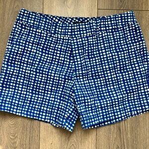Tommy Hilfiger size 8 blue and white Check shorts